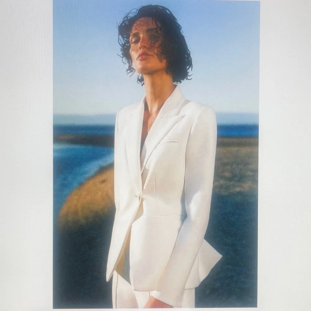 NWT Veronica Beard Off-White Charlize Dickey Jacket sz 12 - Picture 12 of 14